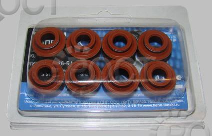 Колпачок маслосъемный дв. ЗМЗ-402, 410, 511, 523; УМЗ-417, 421, 4216, A274 EvoTech (к-т 8 шт)