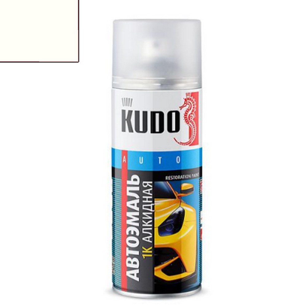 Краска-спрей KUDO (201) белая (520мл)