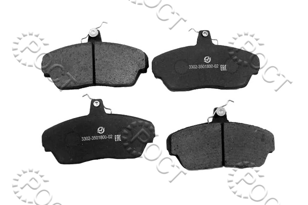 Колодка тормоза переднего Г-3302, 3110, 2217, Г-3302 Бизнес (к-т 4шт)*