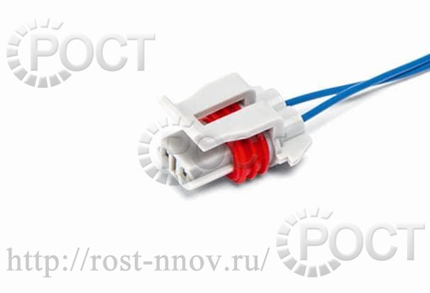 Колодка датчика коленчатого вала, подсветки номера, компрессора кондиционера ВАЗ-1118,2190 с проводами (уп-ка 20шт.) CARGEN