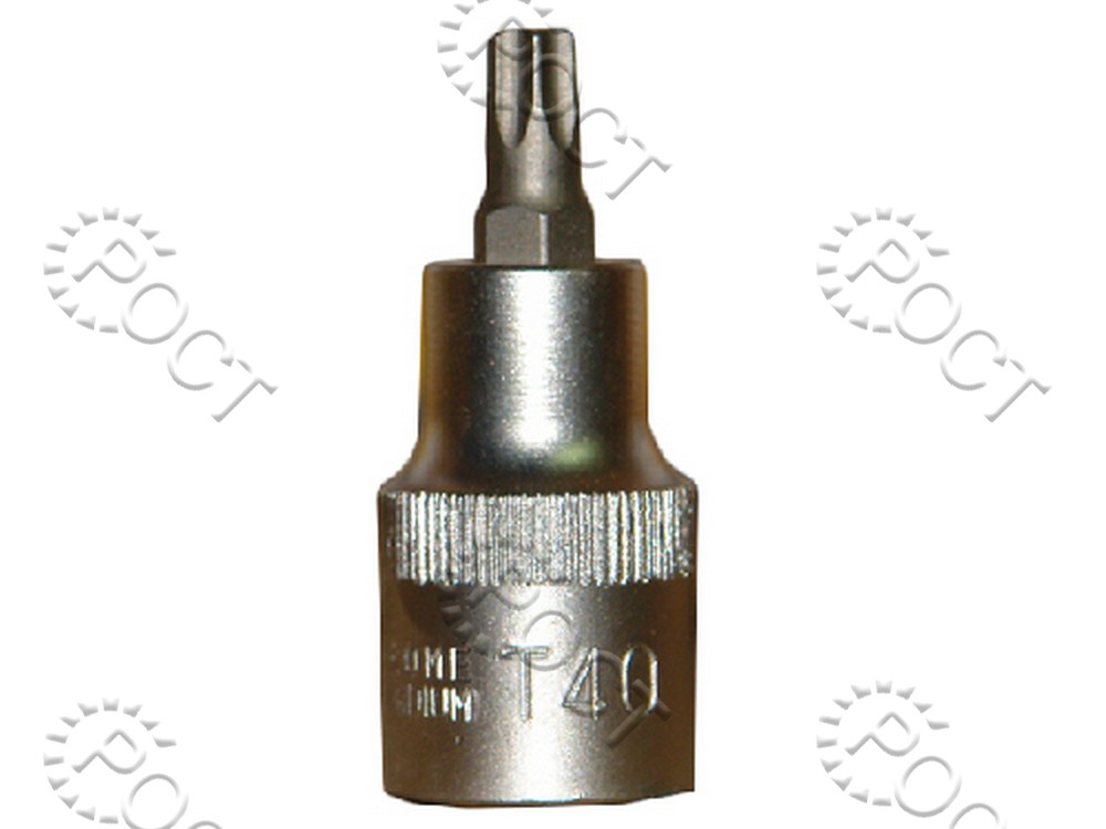 Головка торцевая  TORX Т40 (1/2")  100 мм со вставкой АвтоDело (39640)
