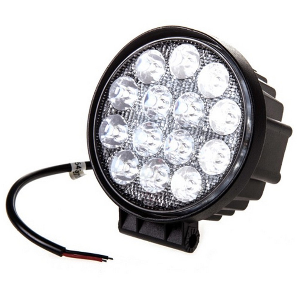 Фара противотуманная SKYWAY" OFF ROAD 115мм диаметр круглая 12V/24V 42W 6000K 4 диодов Дальний свет (S07201019)