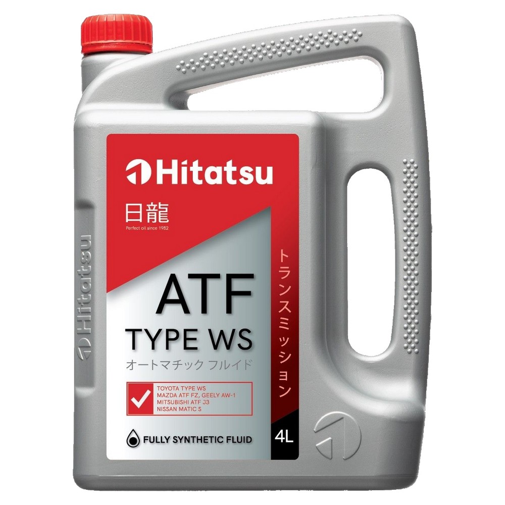 Масло трансмиссионное АКПП ATF TYPE WS (4л) Toyota TYPE WS, Mazda ATF FZ, Mitsubishi ATF J3, Nissan MATIC S