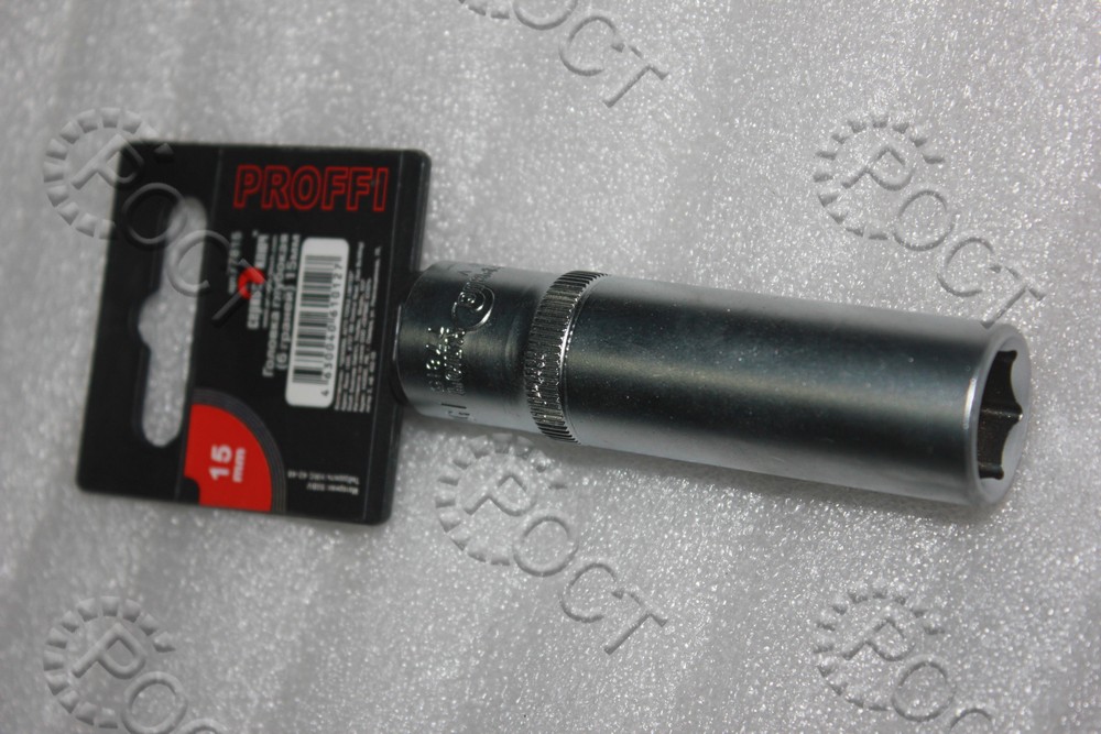 Головка ГЛУБОКАЯ ( 6 граней) 15мм