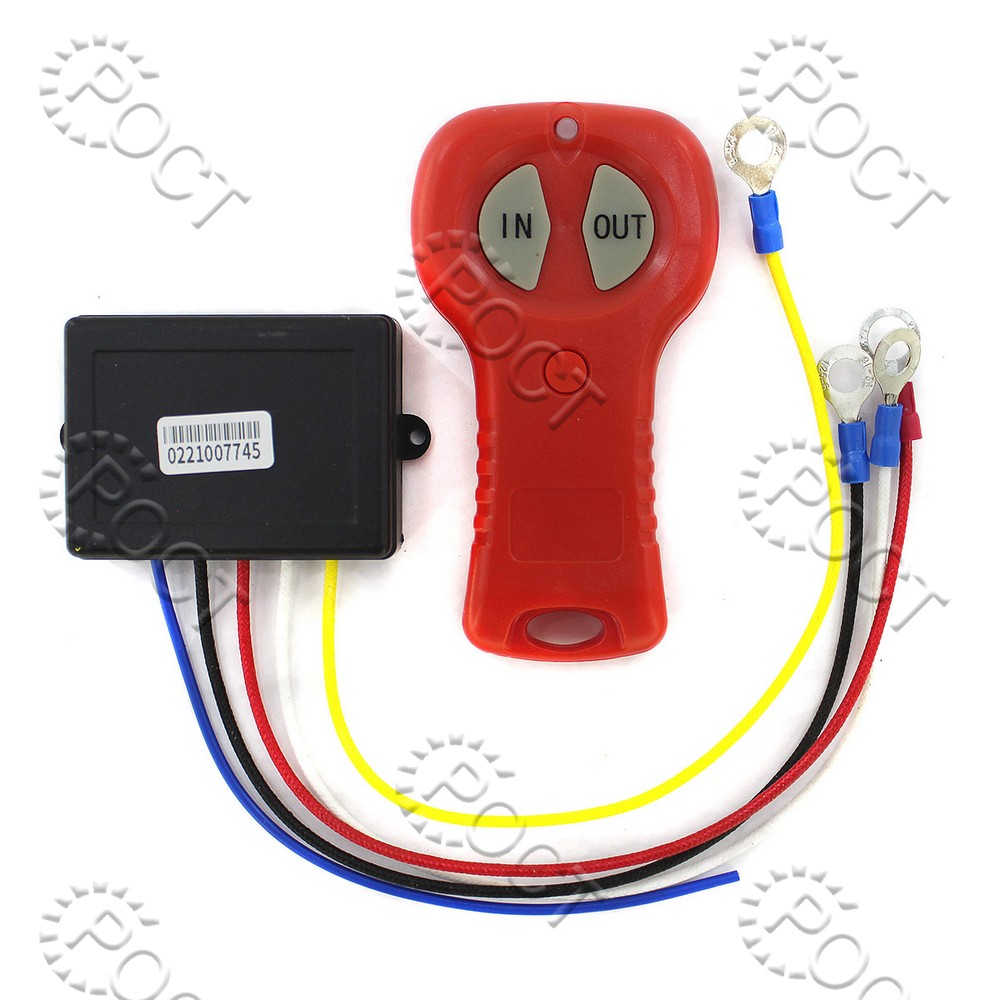 Пульт дистанционного управления для лебедки 12V красный