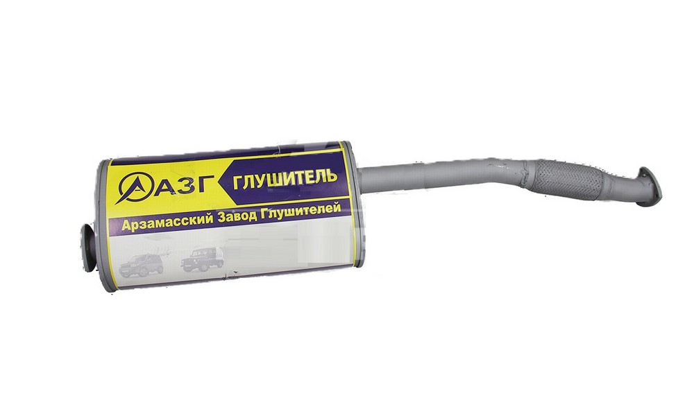 Глушитель УАЗ Хантер дв. ЗМЗ-409, 514 Евро-2,3 с гофрой
