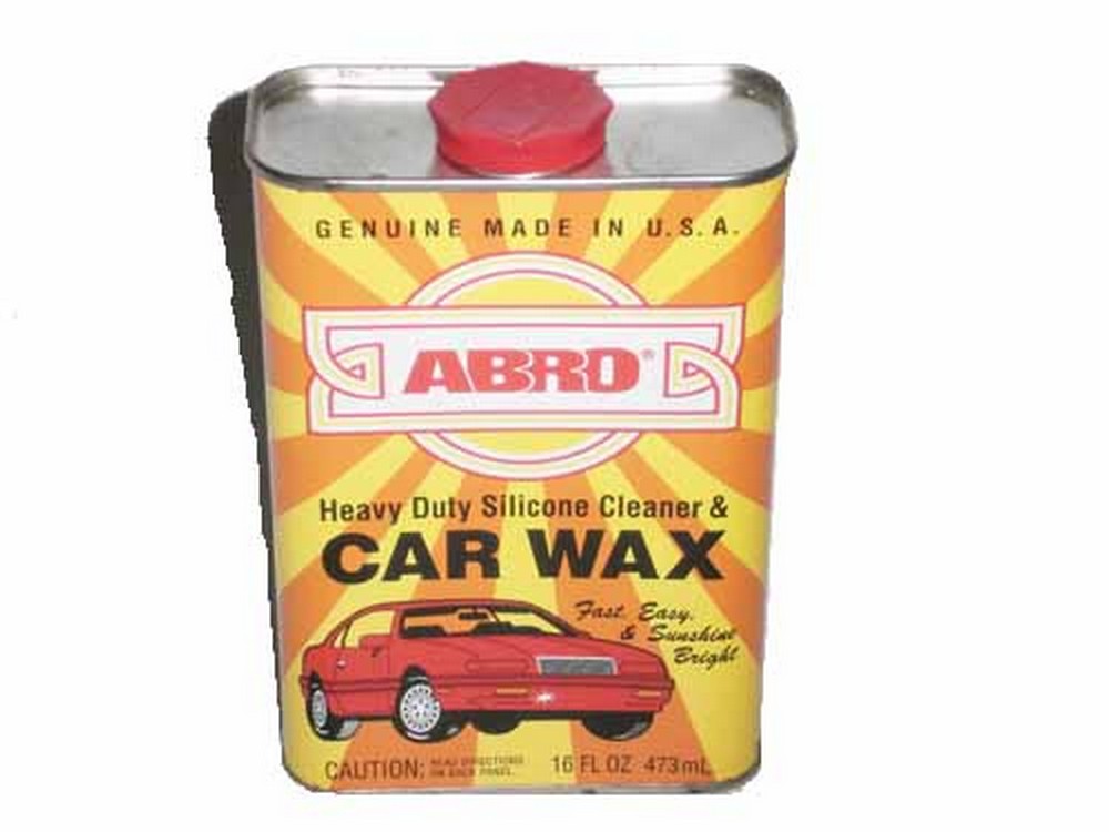 Полироль кузова "CAR WAX" воск силиконовый "ABRO" (473мл)