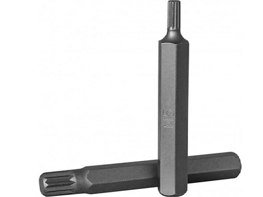 Бита SPLINE М 8 (шестигр. 10мм, длина 75мм) сталь S2 JONNESWAY (D10M75M08A)
