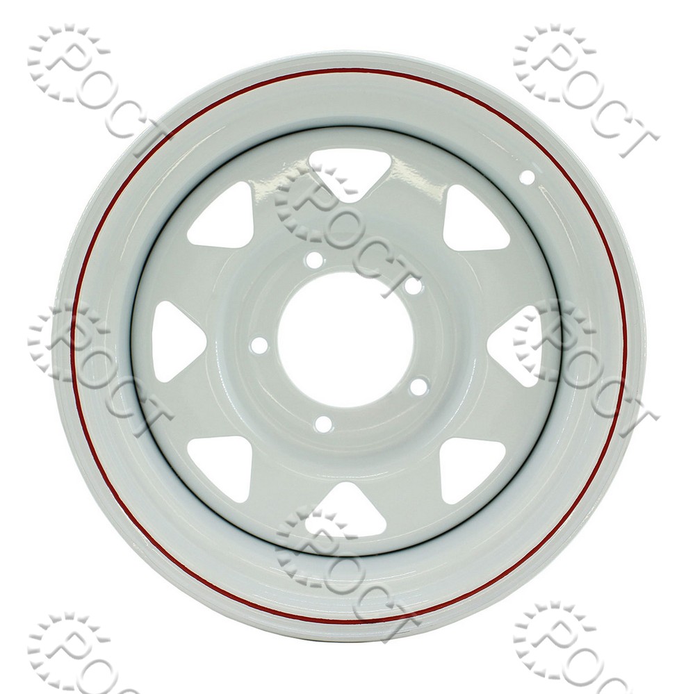 Диск колеса УАЗ (R16) стальной 16x8 5x139.7 CB110 ET-25 белый