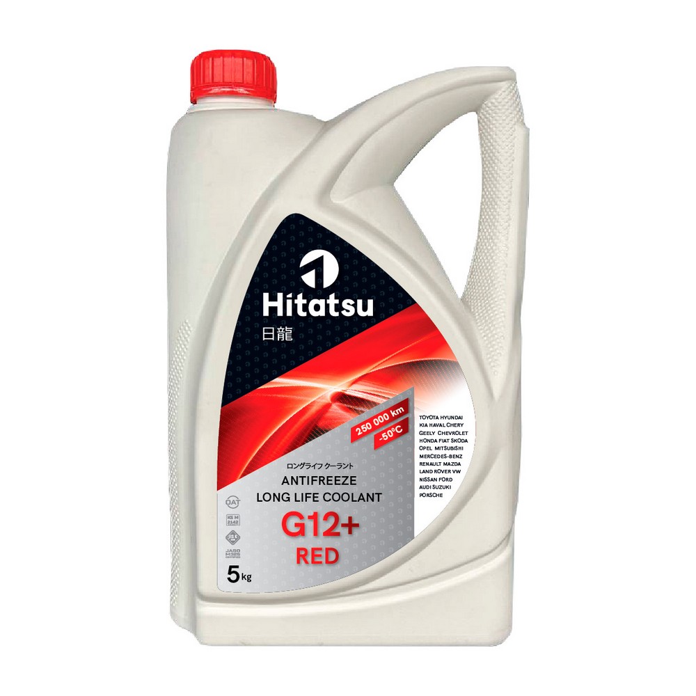 Антифриз HITATSU G12+ ( 5 кг) -45*С (красный) LONGLIFE COOLANT RED