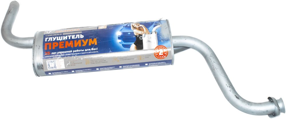 Глушитель Г-3302 дв. УМЗ-421647 с ГБО (фургон) Евро-4 ПРЕМИУМ