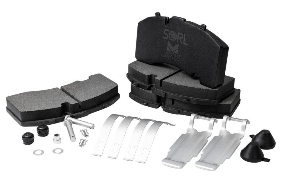 Колодка тормозная BPW SB4309T (SK7) (дисковые) (4шт с уст.компл.) (29171,3057008500)