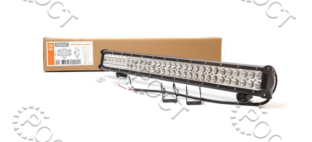 Фара светодиодная дополнительная (60 LED) комбинированный свет направленный/рассеянный (балка 710*62*85) крепление по бокам (180Вт, 12/24В)