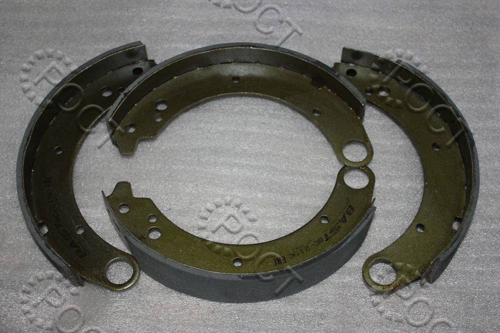 Колодка тормоза заднего Г-3110 (к-т 4 шт.) 2 коротких 2 длинных (Под заказ) (24-3502090/91)