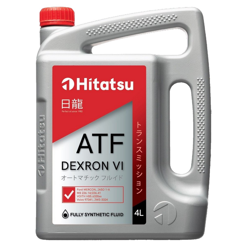 Масло трансмиссионное АКПП ATF DEXRON VI (4л) Ford MERCON, MB 236.41, Volvo 97341, DEXRON II/III