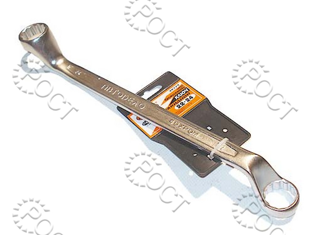 Ключ накидной 22*24  АвтоDело "Professional" (38224)