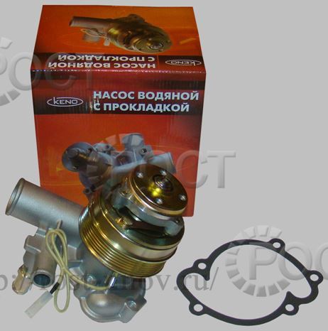 Насос водяной дв. ЗМЗ-40524 (Г-3302) Евро-3, дв.ЗМЗ-40522 Евро-2 с электромуфтой (с 01.2009)