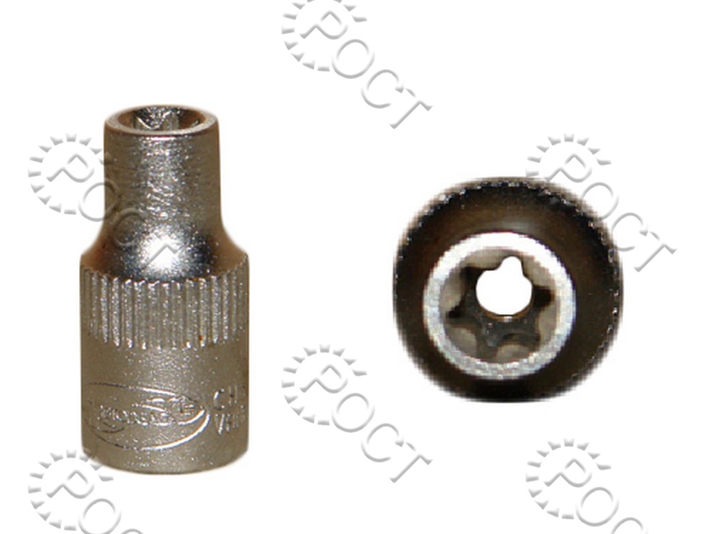 Головка торцевая  TORX Е 6 (1/4") АвтоDело (39306)