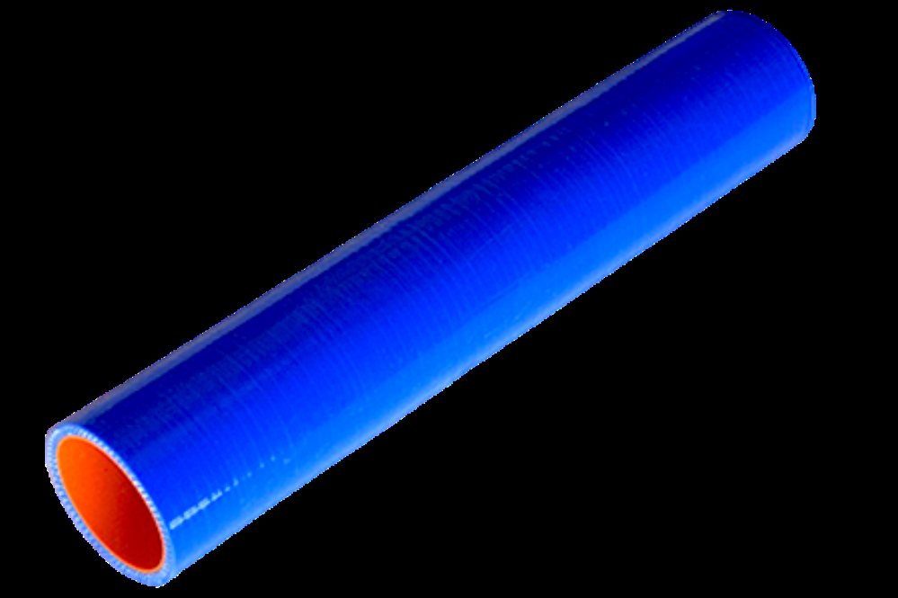 Патрубок силикон прямой d22, L1100, армированный 3 нити, стенка 4 мм