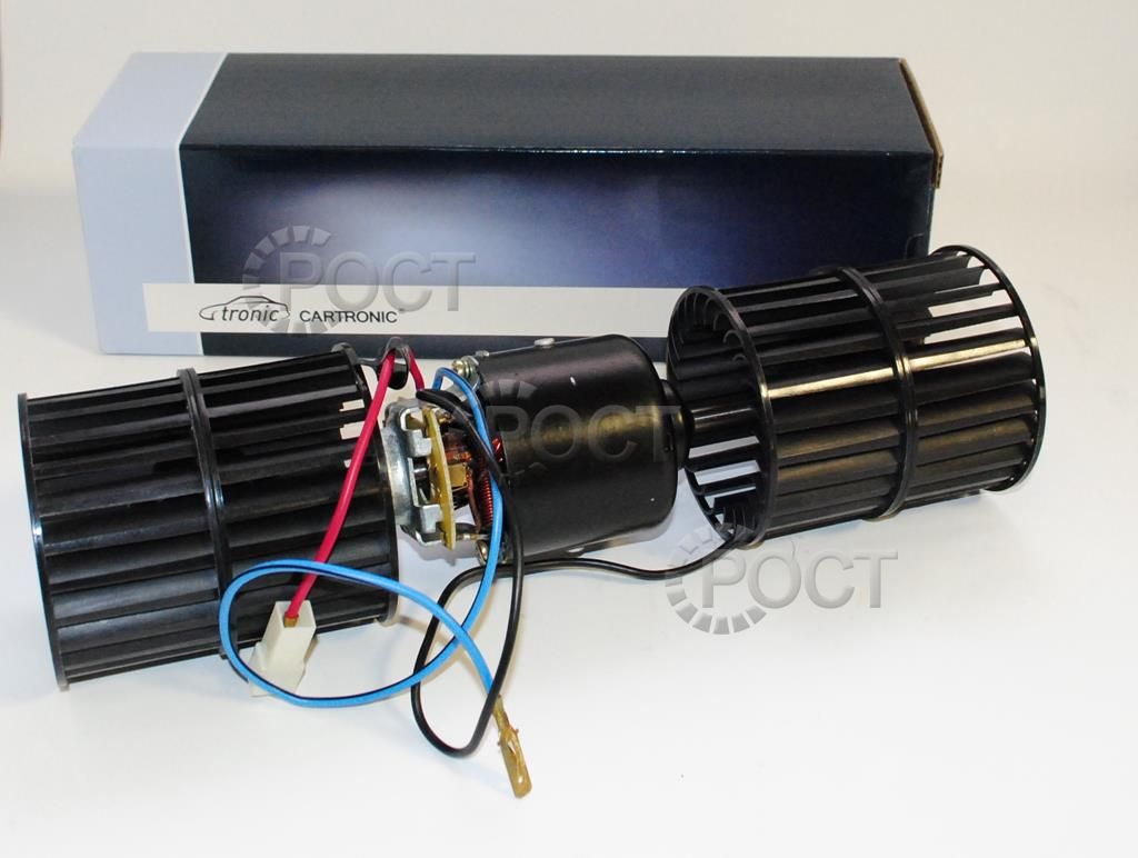 Мотор отопителя Г-3302 (салон, с 2-мя крыльчатками) 12V, 90Вт. (аналог 68.3780)