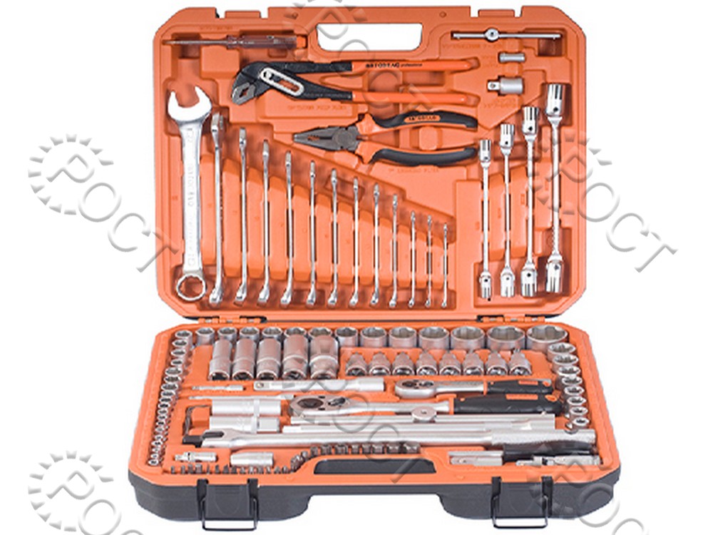 Набор инструмента  АвтоDело "Professional" 123 предм. 1/2"-1/4" (39823)