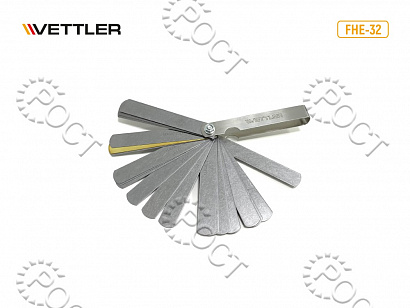 Щупы измерительные набор FHE-32 32 листов (0.04-0.88мм) VETTLER