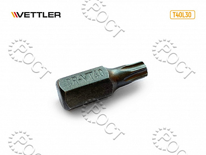 Бита вставка TORX T40 3/8" 30мм VETTLER
