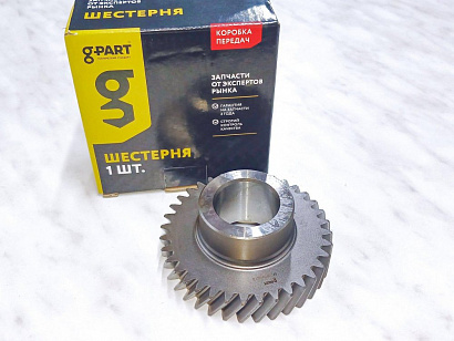 Шестерня привода вала промежуточного 5-ти ст. КПП Г-3302 (36 зуб.) G-PART