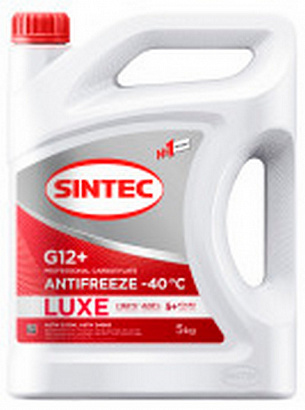 Антифриз SINTEC "LUX" G12 ( 5 кг) -40*С (красно-оранжевый)