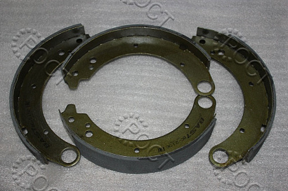 Колодка тормоза заднего Г-3110 (к-т 4 шт.) 2 коротких 2 длинных (Под заказ) (24-3502090/91)