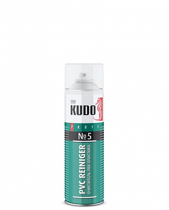 Очиститель ПВХ пластика KUDO PVC Reiniger № 5 (650 мл) аэрозоль (KUPP06PVC05)