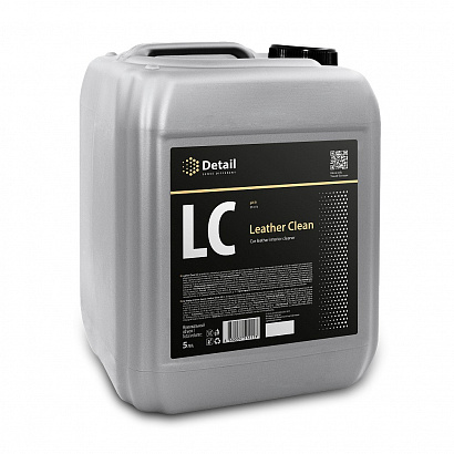 Очиститель обивки салона "Detail" LC "Leather Clean" кожи (5 л.) канистра