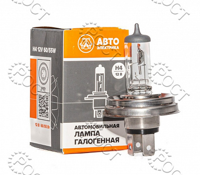 Лампа галогеновая H4 12V  60/55W Р45t
