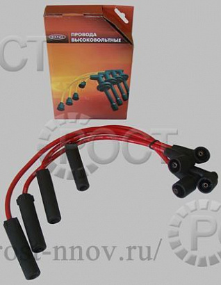 Провода высоковольтные дв. УМЗ-4216 Евро-4 А274 EvoTech 2.7 (с 09.2011) силиконовые с наконечниками (под модуль зажигания)