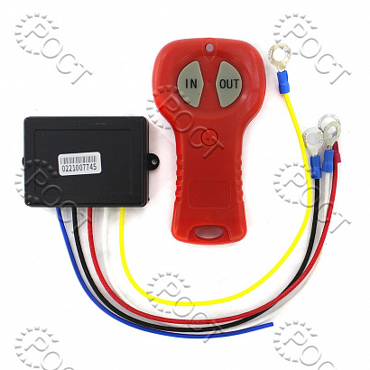 Пульт дистанционного управления для лебедки 12V красный