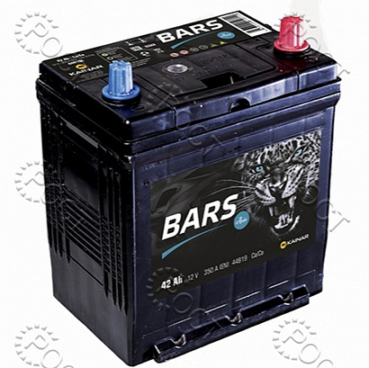 Аккумулятор  42 "BARS Asia" обратная полярность (196*134*205/226) пусковой ток 350А (нижнее крепление) (44В19)