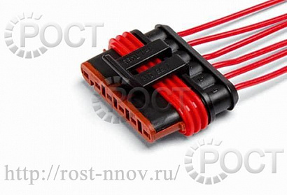 Колодка гнездовая 6-ти конт., с проводами (уп-ка 10шт.) CARGEN
