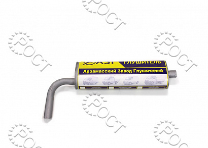 Глушитель Г-3302, 2217, 3307 Евро-3 (хомут/труба выход в бок)