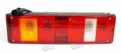 Фонарь задний Г-3310 Валдай универсальный Правый  б/л  с разъемом СЦАЗ (с проводом) ТехАвтоСвет