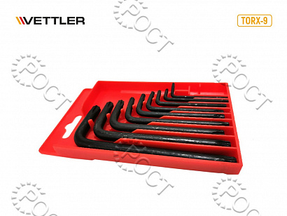 Набор ключей угловых TORX 9пр VETTLER