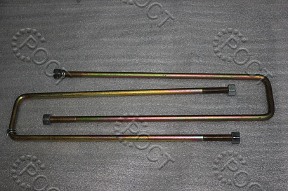 Стремянка кузова Г-3302, 3307 (L=390мм) в сб. (сталь 20) (к-кт 2шт)