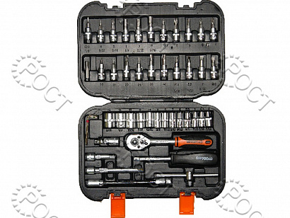Набор головок торц. и вставок  1/4" (46 пред.) АвтоDело (39946)