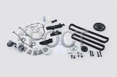 Комплект ГРМ дв. ЗМЗ-406, 405, 409 Евро-2,3 полный (под 2-х ряд. цепь) для инжекторн. и карбюрат. двигателей "Профессиональная серия"