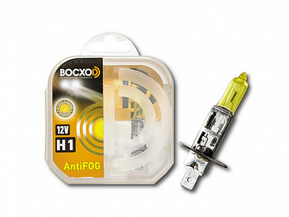 Лампа галогеновая H1 12V  55W ВОСХОD  YELLOW 3000 K P14.5s (2шт,к-т) (80511AF)