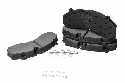 Колодки тормозные HOWO передние (дисковые) (WG9100443050)
