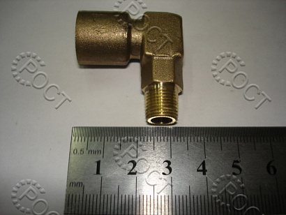 Штуцер топливной рейки дв.ЗМЗ 405 (УГОЛОК; М14х1,5 d12 / D10) (405.1104063)