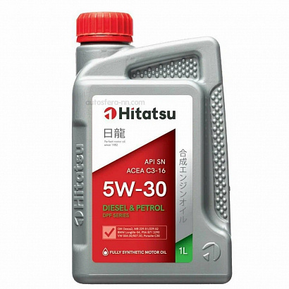 Масло моторное  5W30 (1 л) синтетика API SN, ACEA C3-16 MB 229.51/229.52, BMW LL-04, VW 504.00/507.00, Porsche C30